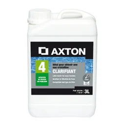 Clarifiant piscine AXTON, liquide 3L