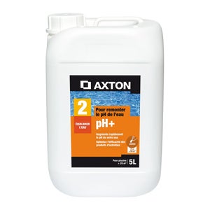 Rehausseur de ph piscine AXTON, liquide 5L