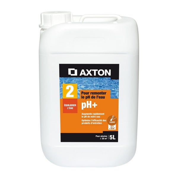 Rehausseur de ph piscine AXTON, liquide 5L