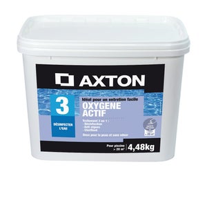 Oxygène actif pour piscine AXTON, granulés 4.48 kg