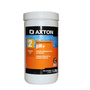 Réhausseur de ph piscine AXTON, en poudre 1.2 kg