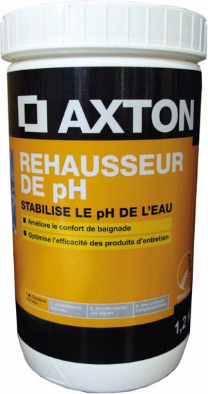 Réhausseur de ph piscine AXTON, en poudre 1.2 kg