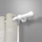 Tringle à rideau, INSPIRE, L.150 cm x diam. 35 mm blanc satiné