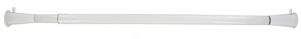 Tringle À Rideau City Blanc Satiné De 57 À 87 Cm Ib+