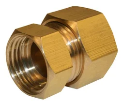 Manchon Biconique Laiton F 12 X 17 Pour Tube En Cuivre