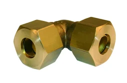 Raccord Coudé 90° Biconique Laiton D.10 Pour Tube En Cuivre