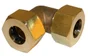 Raccord Coudé 90° Rapide Laiton D.16 Pour Tube En Cuivre