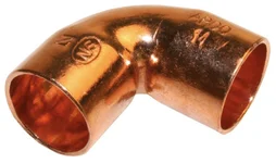 Raccord Coudé 90° À Souder Cuivre D.28 Pour Tube En Cuivre
