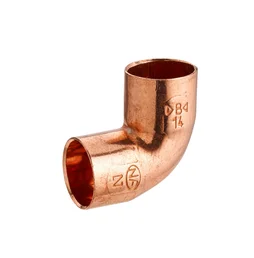 Sac de 10 coudes 90° petit rayon double femme cuivre à souder pour tube cuivre diam. 12 mm