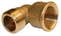 Raccord Coudé Laiton À Visser Laiton F 26 X 34 Pour Tube En Cuivre