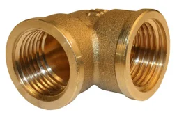 Raccord Coudé Laiton À Visser Laiton F 26 X 34 Pour Tube En Cuivre