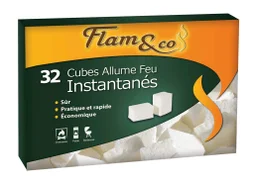 Allume-feux résine, FLAM & CO, 32 cubes