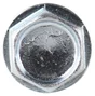 Lot de 6 vis tole tête héxagonale en acier zingué, STANDERS, diam. 6.3 x L.45 mm