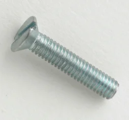 Lot de 4 boulons tête fraisée en acier zingué, STANDERS, L.40 x diam. 8 mm
