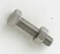 Lot de 12 boulons tête 6 pans inox, STANDERS, L.20 x diam. 6 mm