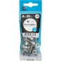 Lot de 12 boulons tête 6 pans inox, STANDERS, L.20 x diam. 6 mm