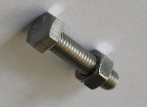 Lot de 10 boulons tête 6 pans inox, STANDERS, L.30 x diam. 6 mm