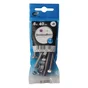 Lot de 8 boulons tête 6 pans inox, STANDERS, L.40 x diam. 6 mm