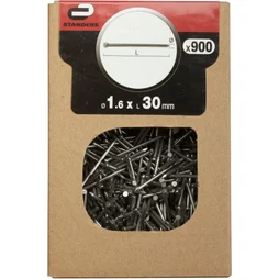 Clous Tapissier Acier, Standers Tête Homme, Diam.1.6 X L.30 Mm