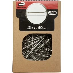 Clous Tapissier Acier, Standers Tête Homme, Diam.2.2 X L.40 Mm