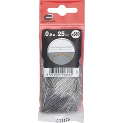 Clous Moulure Acier, Standers Tête Ronde, Diam.0.9 X L.25 Mm