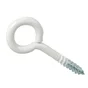 Lot De 6 Pitons À Visser Acier Epoxy Blanc, Diam.4 X L.30 Mm, Standers