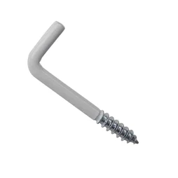 Lot de 10 gonds à visser acier epoxy blanc, Diam.3.5 x L.40 mm, STANDERS