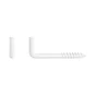 Lot De 4 Gonds À Visser Acier Epoxy Blanc, Diam.4.5 X L.60 Mm, Standers