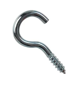 Lot De 20 Crochets À Visser Acier Zingué, Diam.2.5 X L.10 Mm, Standers