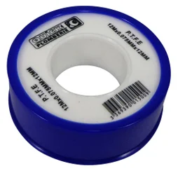 Ruban téflon 12 mm x 0,075 mm x 12 mm