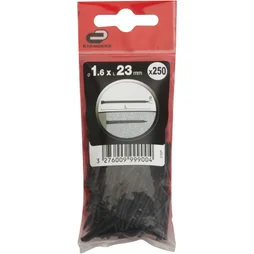 Clous Spécial Béton Acier, Standers Tête Homme, Diam.1.6 X L.23 Mm