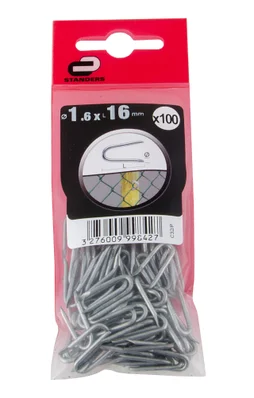 Crampillons Acier, Standers, Diam.1.6 X L.16 Mm