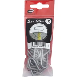 Crampillons Acier, Standers, Diam.2.5 X L.25 Mm