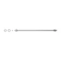 Lot De 2 Tiges Filetées Acier Zingué, L.200 X Diam.10 Mm, Standers