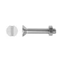 Lot de 12 boulons tête fraisée inox, STANDERS, L.20 x diam.4 mm