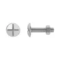 Lot de 10 boulons poêlier en inox, STANDERS, L.16.0 x diam. 6 mm