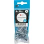 Lot de 8 boulons poêlier en inox, STANDERS, L.30.0 x diam. 6 mm