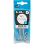 Lot de 2 boulons poêlier en inox, STANDERS, L.80.0 x diam. 6 mm