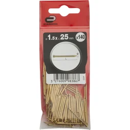 Clous Spécial Béton Acier, Standers Tête Homme, Diam.1.5 X L.25 Mm