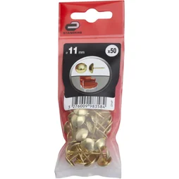 Clous Tapissier Acier, Standers Tête Bombée, Diam.11