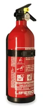 Extincteur poudre 1kg avec nanometre lifebox