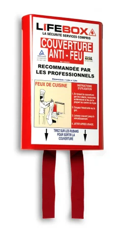 Couverture anti feu lifebox
