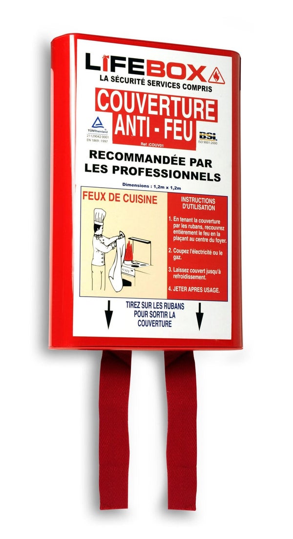 Couverture anti feu lifebox