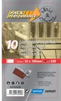 Lot De 10 Patins Abrasifs Norton, 93X185 Mm, Grains 120
