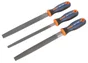 Lot De 3 Limes Assortiment Mi-Douce Dexter, 200 Mm