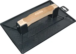 Taloche rectangulaire en plastique manche bois 42x26 cm nespoli