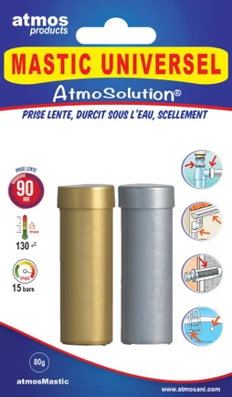 Mastic epoxy, ATMOS, blanc