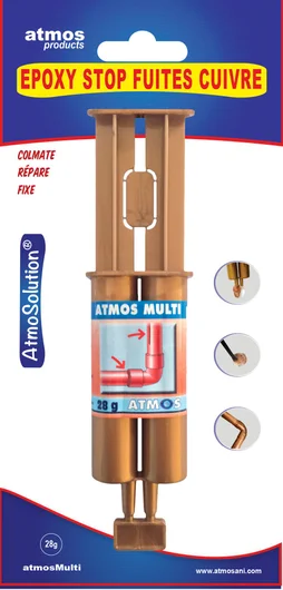 Soudure à froid spécial cuivre, ATMOS, 200g