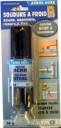 Soudure à froid spécial acier, ATMOS, 200g