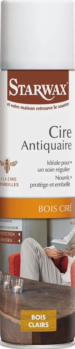 Cire antiquaire bois clair cire aerosol 0.3 L  STARWAX